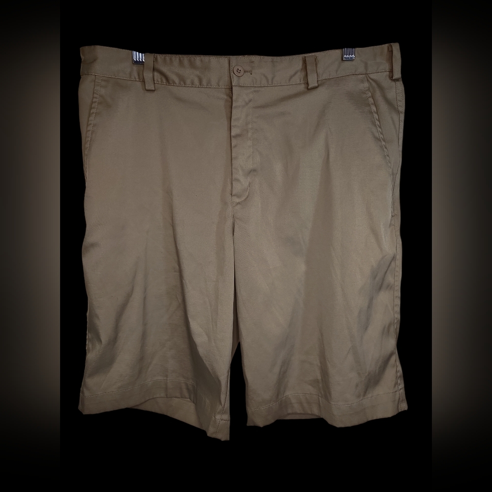 Nike Performance Golf Khaki Flat Front Shorts